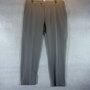 Peter Millar Crown Sport Polyester Performance Golf Front Pants Men's 34x27.5